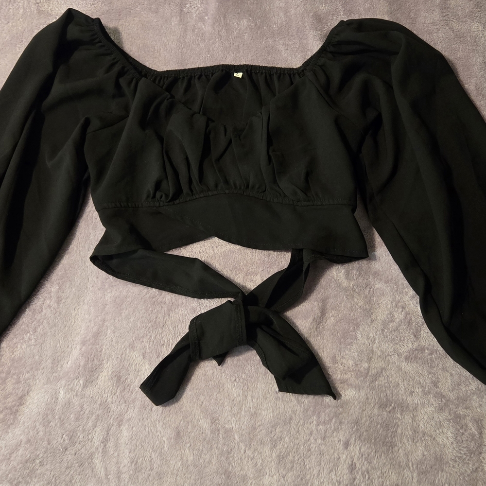 Elegant Black Women's Top